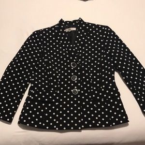 Women's Polka Dot Blazer